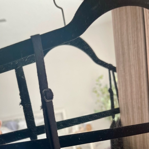 NWOT Black Ruffle Trim Cami Dress - Picture 2 of 5